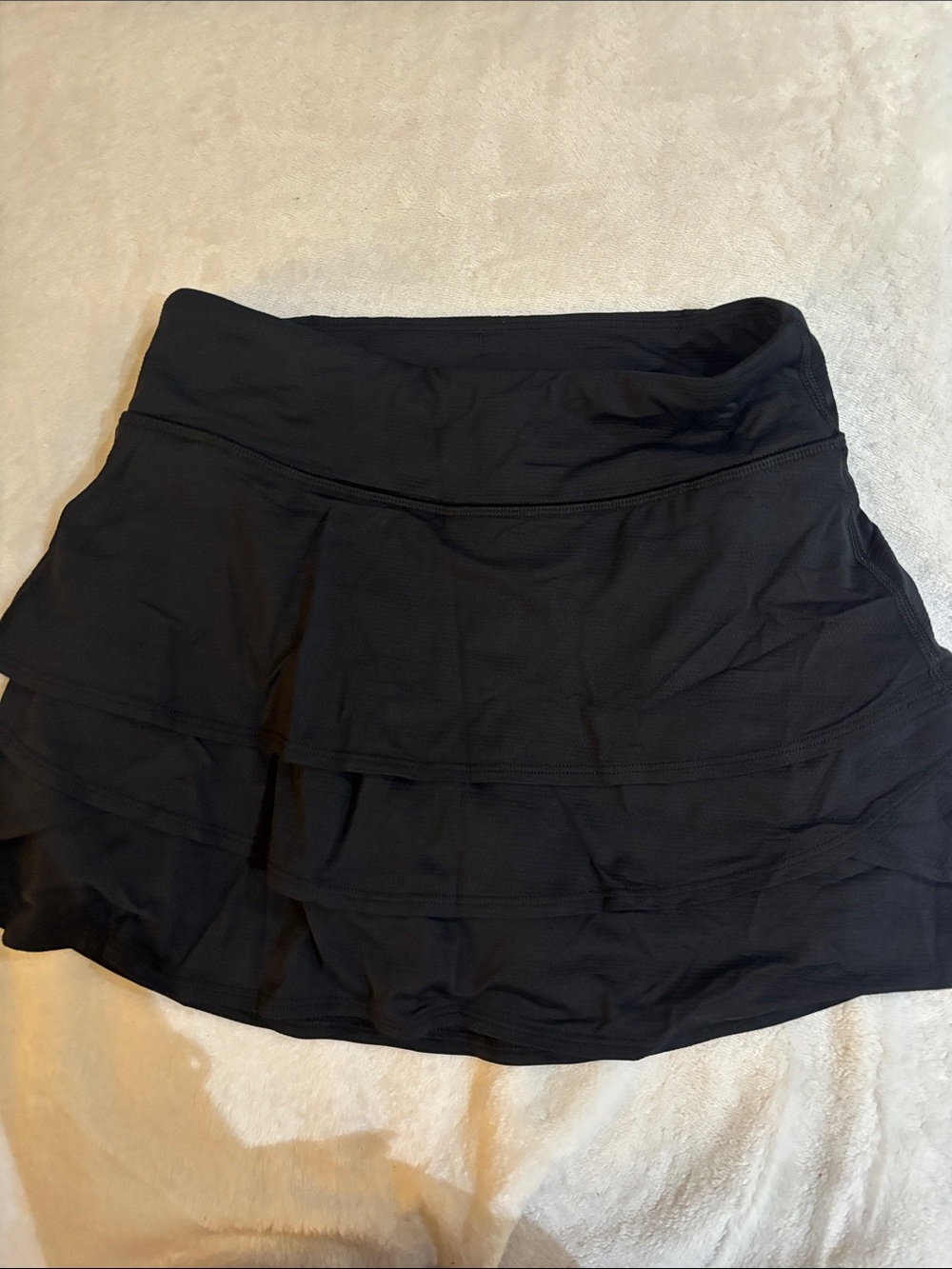 Athleta Black Layered Skater Skirt